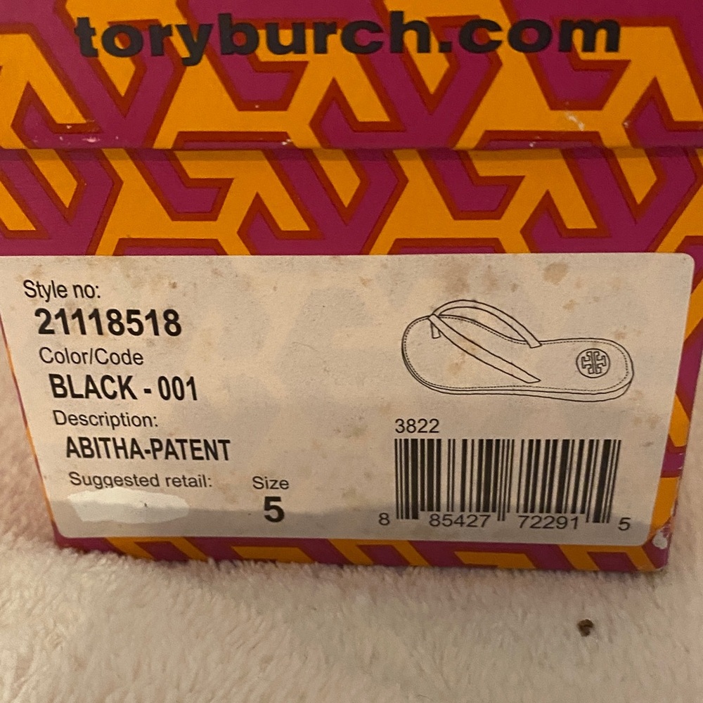 Tory Burch Black and Tan Sandals - Picture 3 of 4